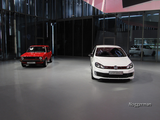 VW Golf GTI I, VW Golf VI GTI Edition 35 und VW Golf VI Cabriolet GTI