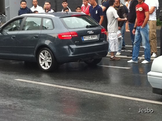 Audi A3 Sixt Auffahrunfall