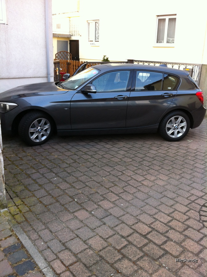 BMW 118d Sport Line 09.-12.03.2012 Avis Ludwigshafen