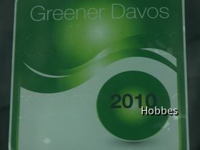 Greener Davos Plakette