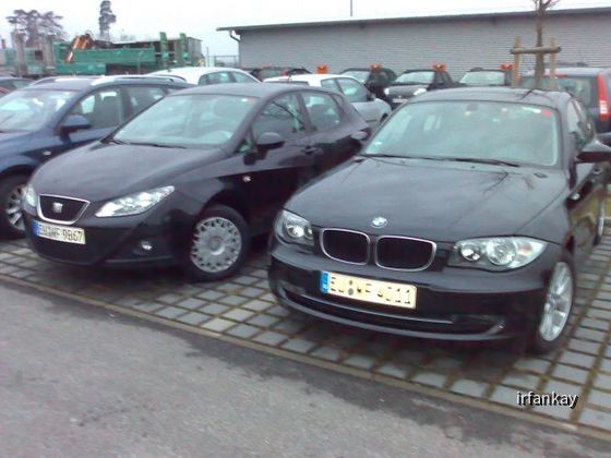 Seat Ibiza und BMW 118d