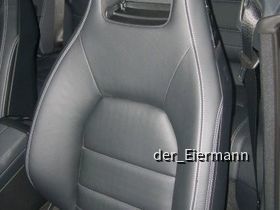 350 CGI Sitze mit Kontrastnähten