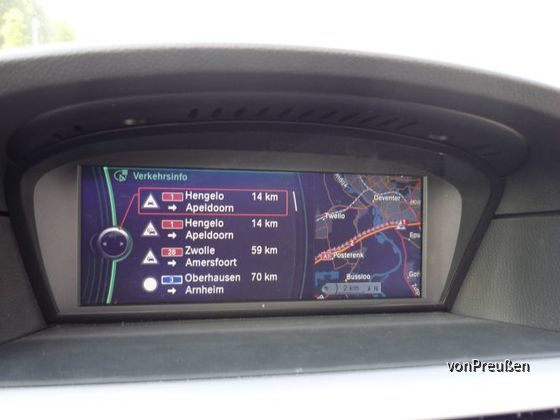 BMW 525d Navigation Professional Streckeninfo