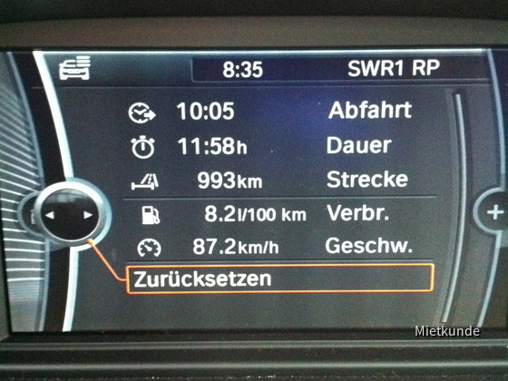 BMW 318i Touring Hertz Löwitstrasse 27.2.-01.03.2012