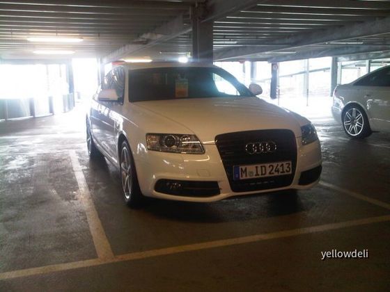 DUS Airport Sixt Audi A6 WEISS