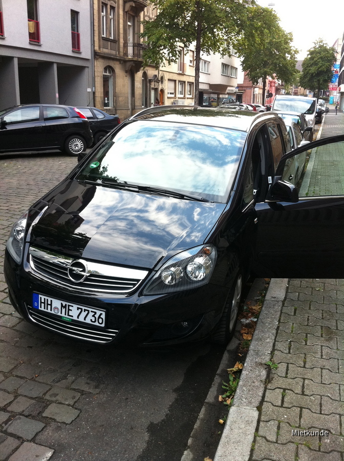 Opel Zafira 1.8 Europcar MA City August 2011