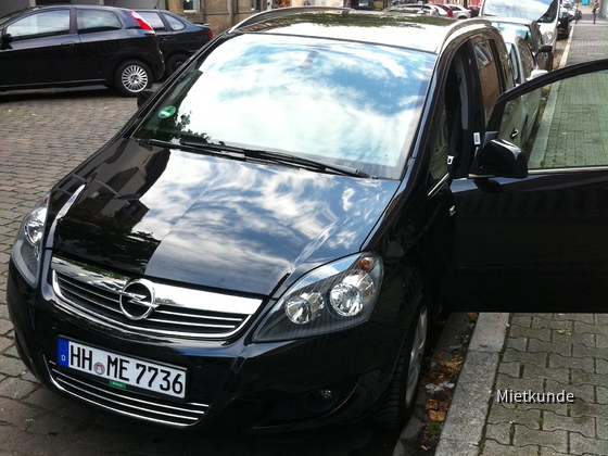Opel Zafira 1.8 Europcar MA City August 2011
