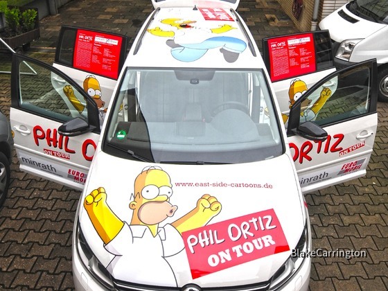 Beklebung für Phil Ortiz von den Simpsons