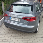 Audi A3 Sportback - Heckansicht (TDI - genaue Motorisierung unbekannt)