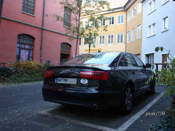A6 TDI von Europcar, Würzburg 13.11.