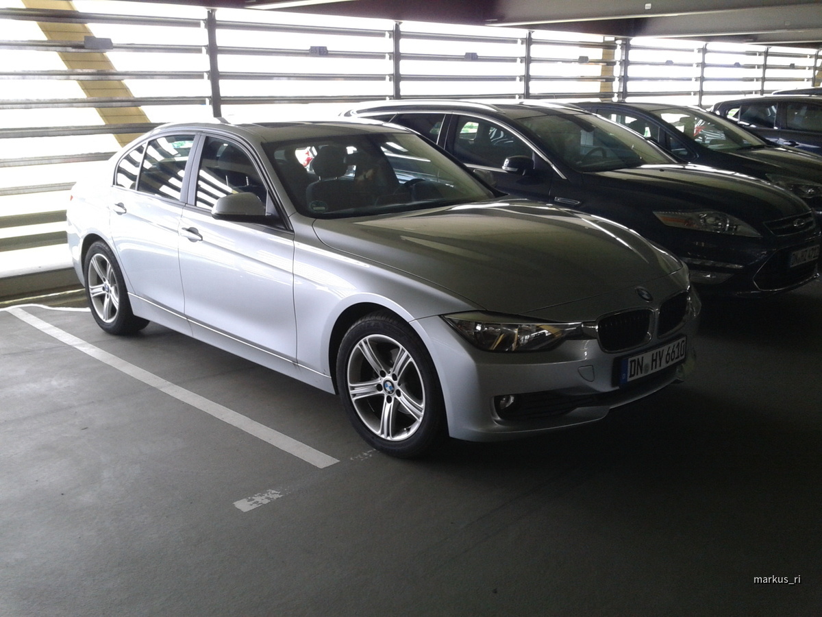 BMW 316dA F30 @ Hertz LEJ 14.07.2012