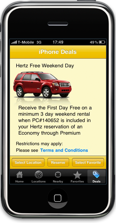 Hertz Applikation