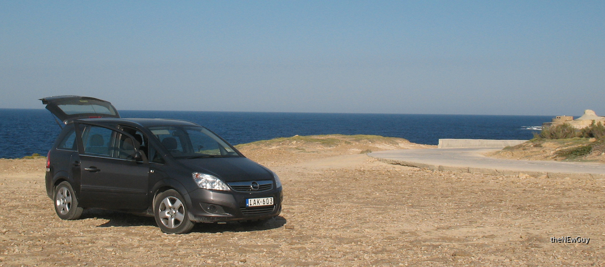 Opel Zafira 1.9 D auf Malta
