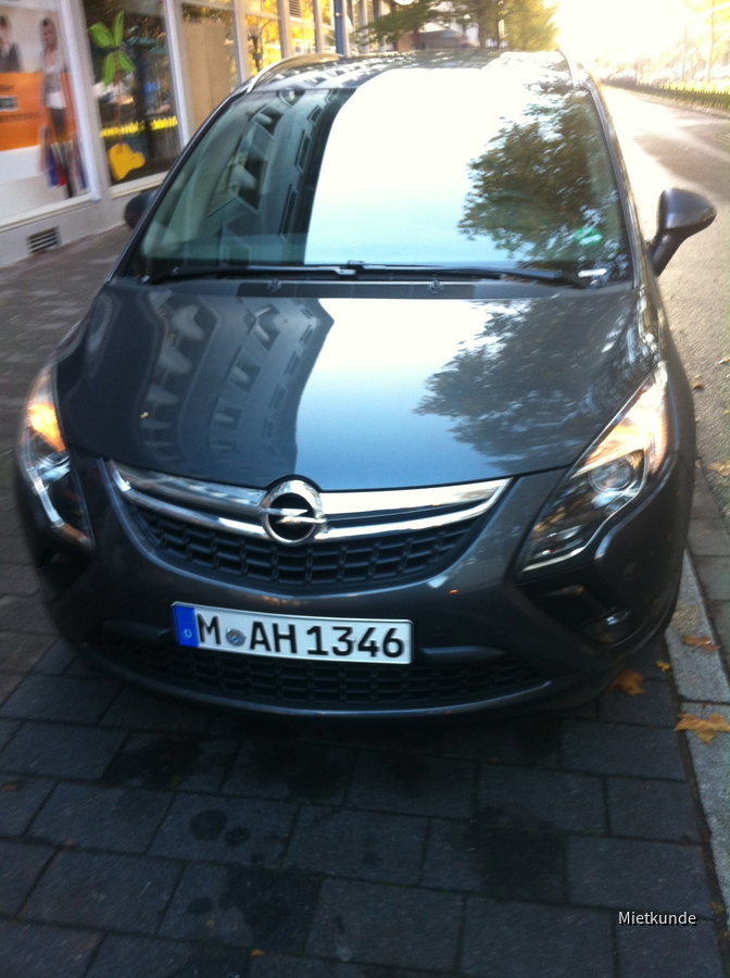 Opel Zafira Tourer Sixt Ludwigshafen 06.-13.11.12