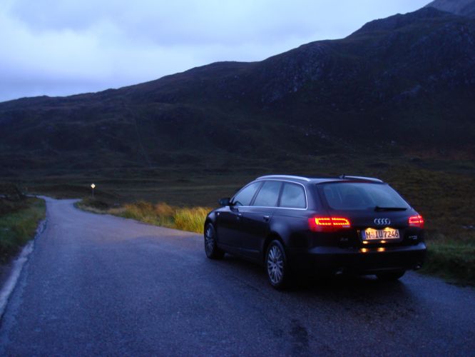 Audi A6 Avant in Schottland (Sixt)