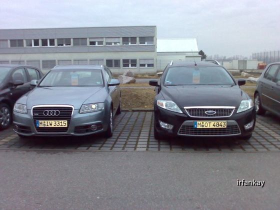 Audi A6 und Ford Mondeo