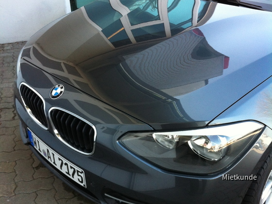 BMW 118d Sport Line 09.-12.03.2012 Avis Ludwigshafen