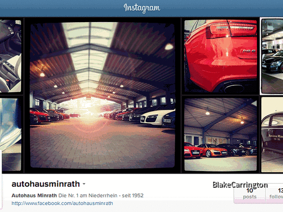 Wir sind jetzt auch bei Instagram: http://instagram.com/autohausminrath