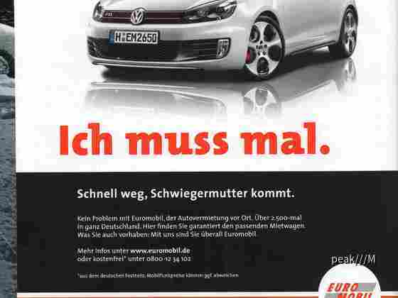 Euromobil-Werbung
