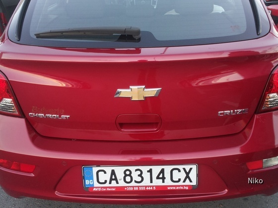 Avis Bulgarien, Chevrolet Cruze