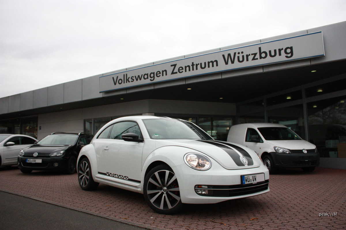 VW The Beetle von VW Spindler in Würzburg, 11.1.