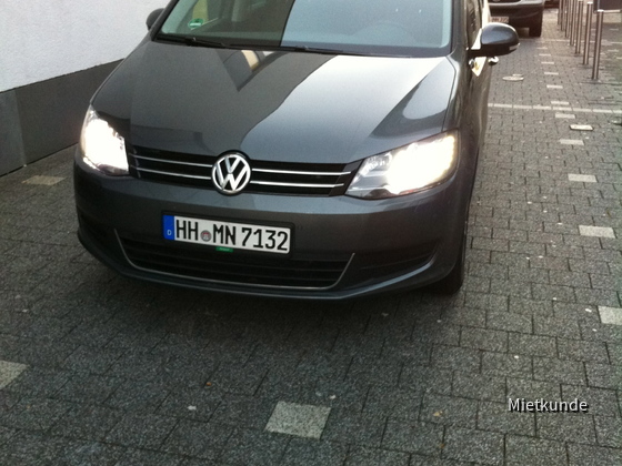Europcar VW Sharan 1.4 TDI 15.01.2012