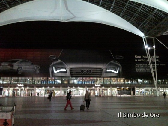 Audi Werbung am MUC