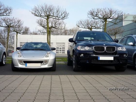 Smart Roadstar & BMW X5 Msport