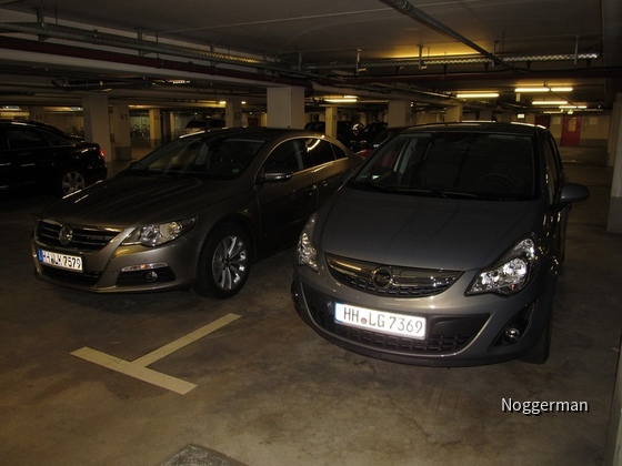 Opel Meriva B und VW Passat CC