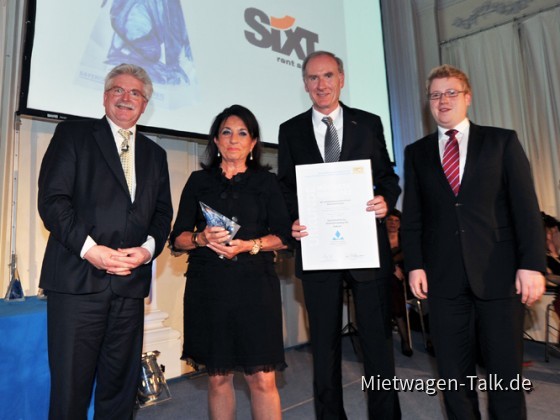 Sixt erhält den "Bayerischen Qualitätspreis"