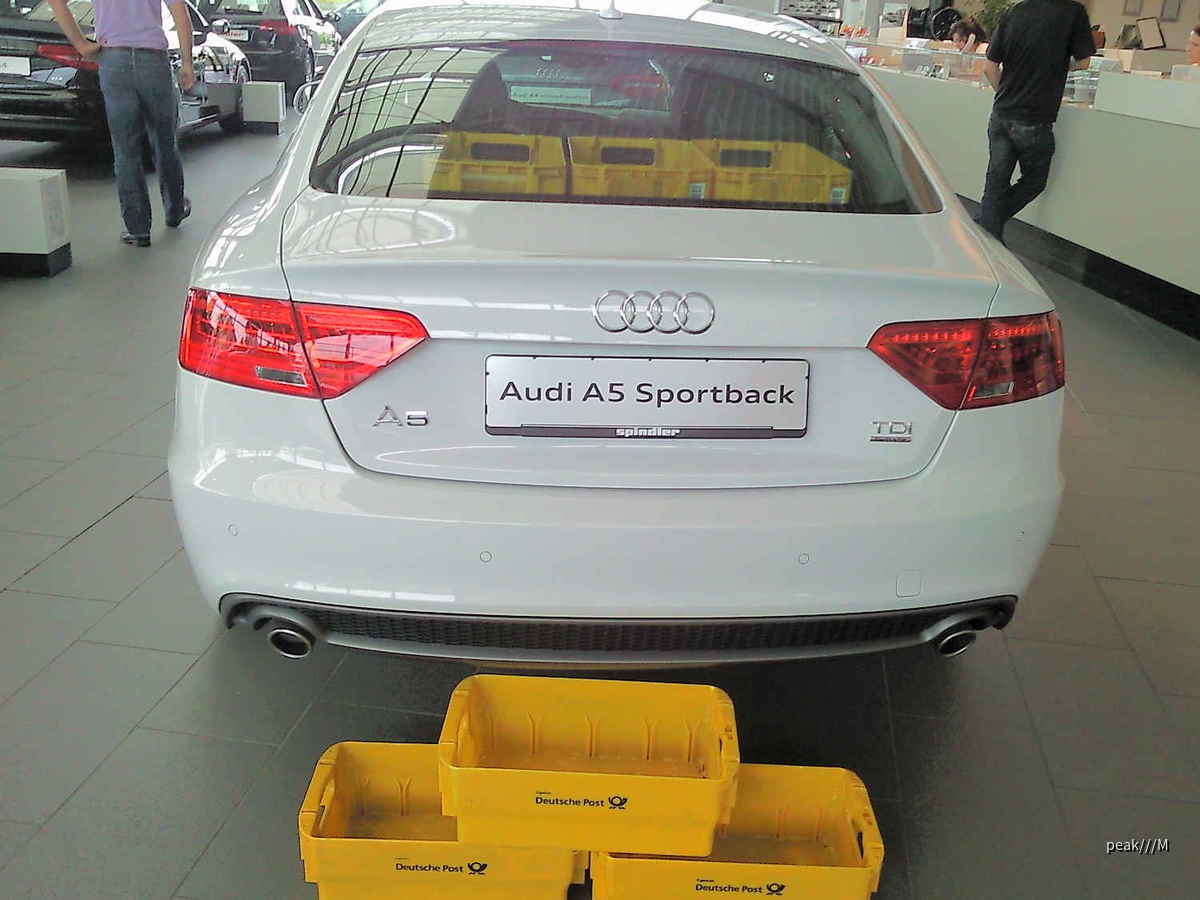 Beladungsversuche Audi