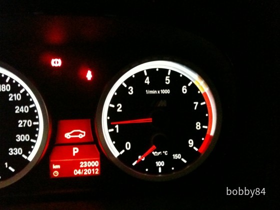 BMW M3 roter Bereich kaltstart
